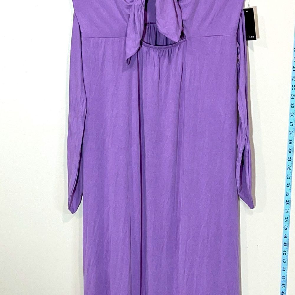 Sexy Purple Sleeveless Plus Size Dress By Eloquii. Size 18 - Picture 3 of 10